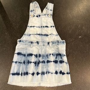Blue Tie dyed overall dress - Children’s place